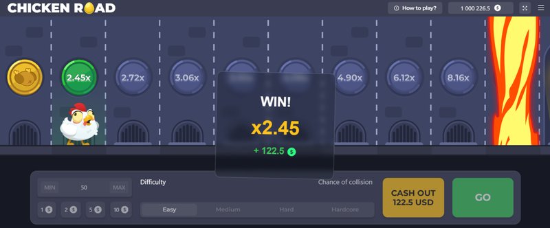 Explore juego chicken road